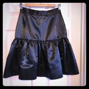 Liancarlo size 6 drop waist cocktail black skirt